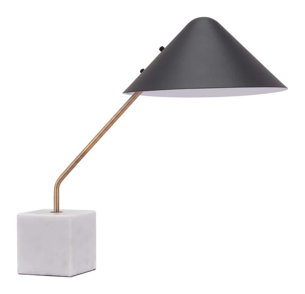 Hivvago - Pike Table Lamp - Black & White