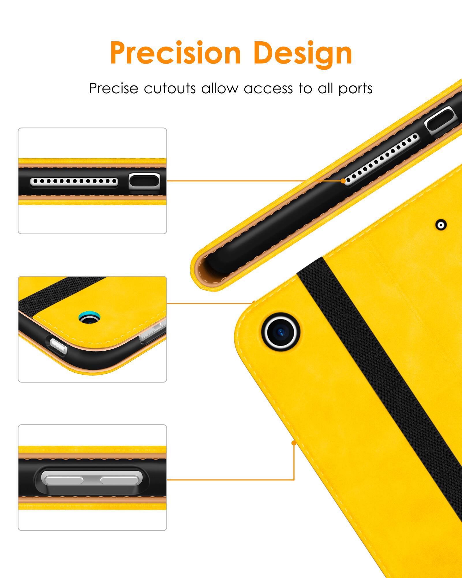 Precision Design  
Precise cutouts allow access to all ports