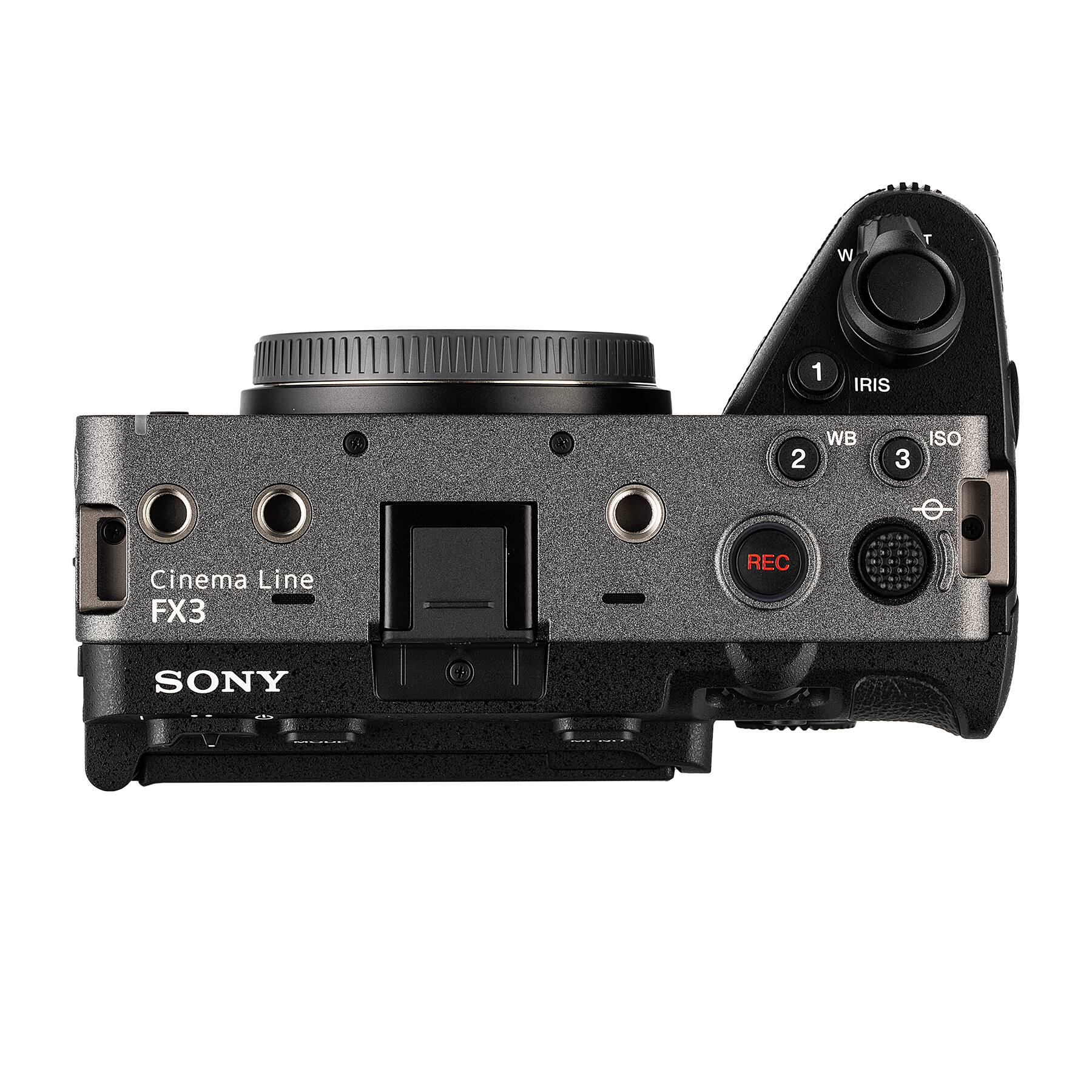 Cinema Line FX3  
REC  
SONY  
1 IRIS  
2 WB  
3 ISO