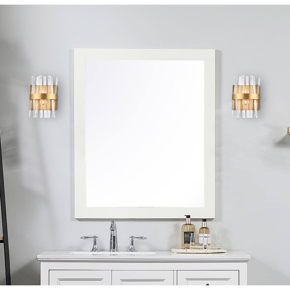 Angle. Elegant Lighting - Serephina 8 inch crystal bath sconce in satin gold - Satin Gold.