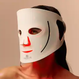 Project E Beauty - Lumalux Face Led Face Mask Light Therapy | 800 LEDs | 7+2 Colors - White