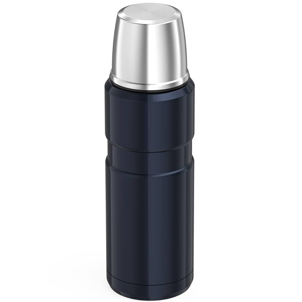 Alt View 2. Thermos - Thermos 16 oz. Stainless King Vacuum Insulated Compact Bottle - Matte Blue - Blue.