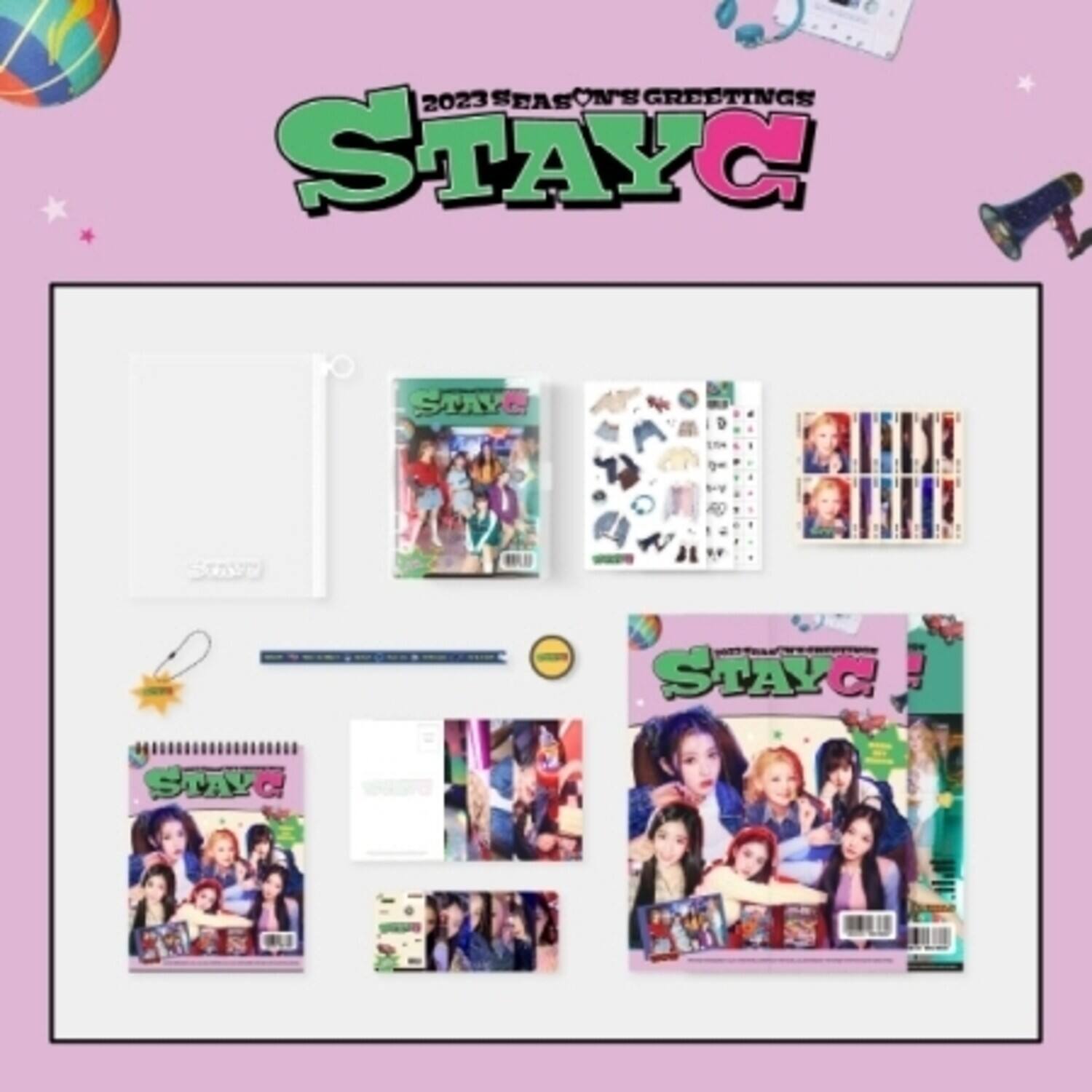 2023 SEASON'S GREETINGS  
STAYC  
STAYC  
STAYC
