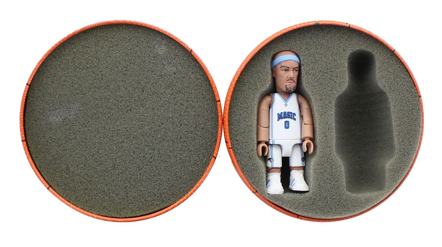 Front. NBA - Orlando Magic Exclusive NBA SMITI Mini Figure | Drew Gooden in Collection Tin - Brown.