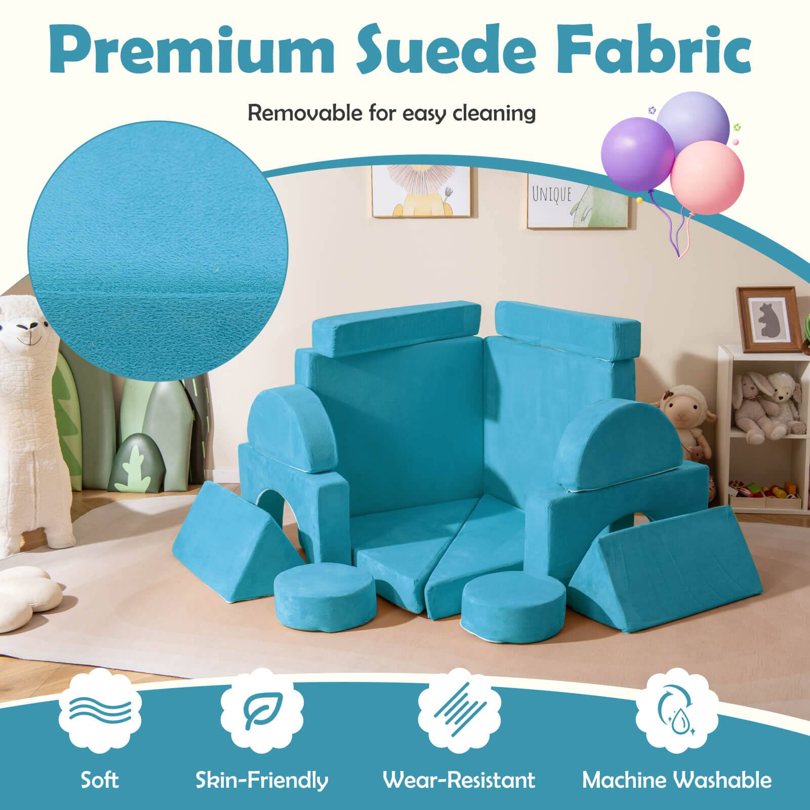 Premium Suede Fabric  
Removable for easy cleaning  

Soft  
Skin-Friendly  
Wear-Resistant  
Machine Washable