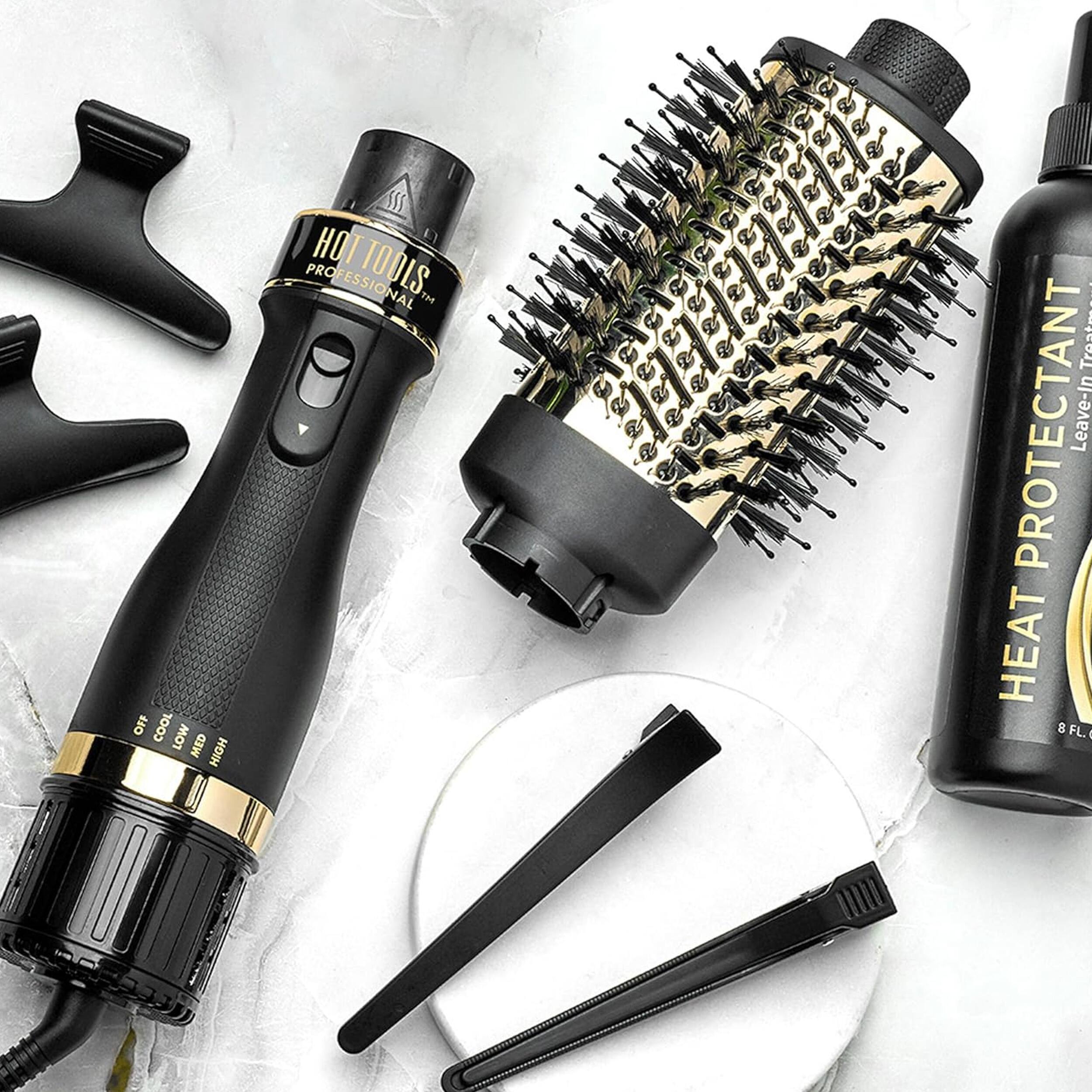 HOT TOOLS, PROFESSIONAL TM
OFF LOW MED HIGH
HEAT PROTECTANT Leave-In Treatment 8 FL. OZ