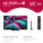 LG OLED evo AI OLED65C5PUA 65" Class (65.1" Diag) 56.7" 1.8" C . . C Y 1 32.5" 65.1" 34.6" - i - LG 18.5" 9.1" Dimensions (Inches W X H x D) 56.7 x 32.5 x 1.8 (without stand) 56.7 x 34.6 x 9.1 (with stand) 18.5 (stand footprint) What's in the box Magic Remote Stand Remote Control Batteries Quick Start Guide Power Cable