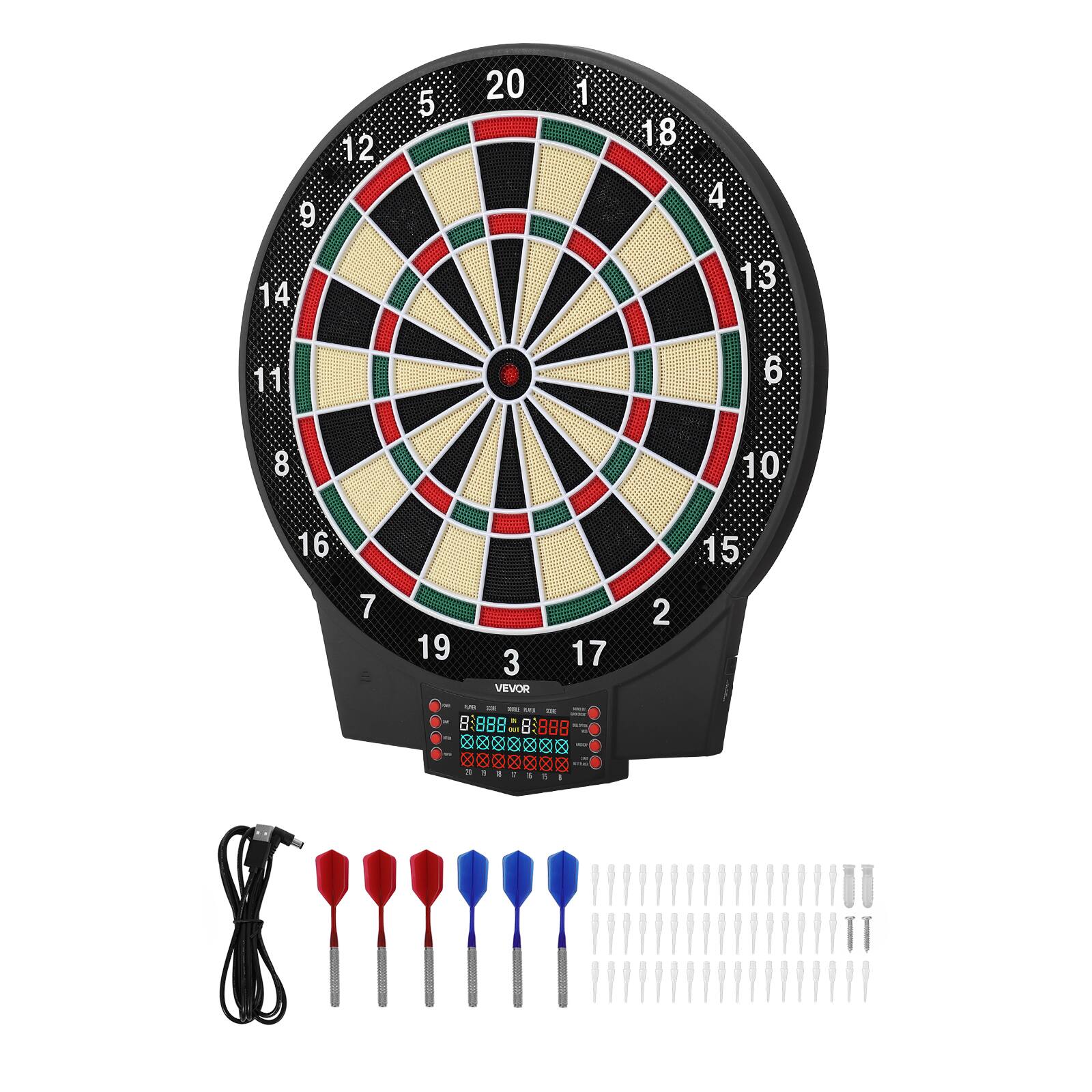 VEVOR Electronic Dart Board, 15.5