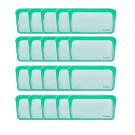 Cuisipro - Green Silicone Pack-it Bag, Pack of 20