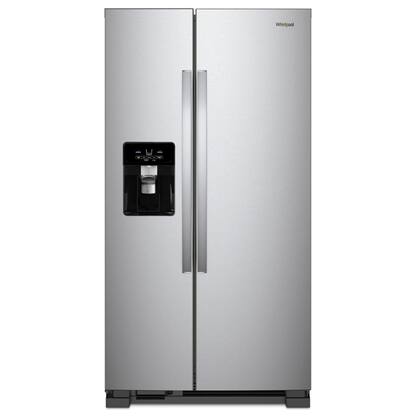 Whirlpool - 25 cu. ft 36-inch Wide Side-by-Side Refrigerator - Fingerprint-Resistant Stainless Finish