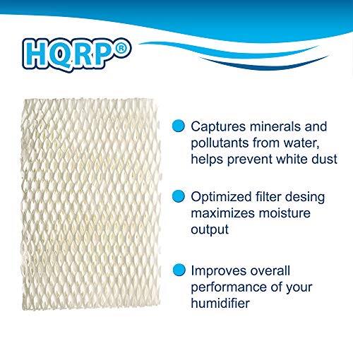 HQRP®

- Captures minerals and pollutants from water, helps prevent white dust
- Optimized filter design maximizes moisture output
- Improves overall performance of your humidifier