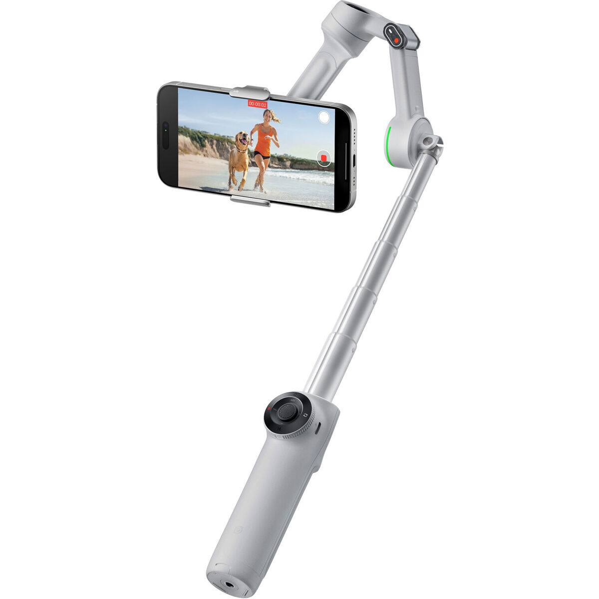 Alt View 4. Insta360 - Insta360 Flow 2 Pro Smartphone (Grey) - Stone Gray.