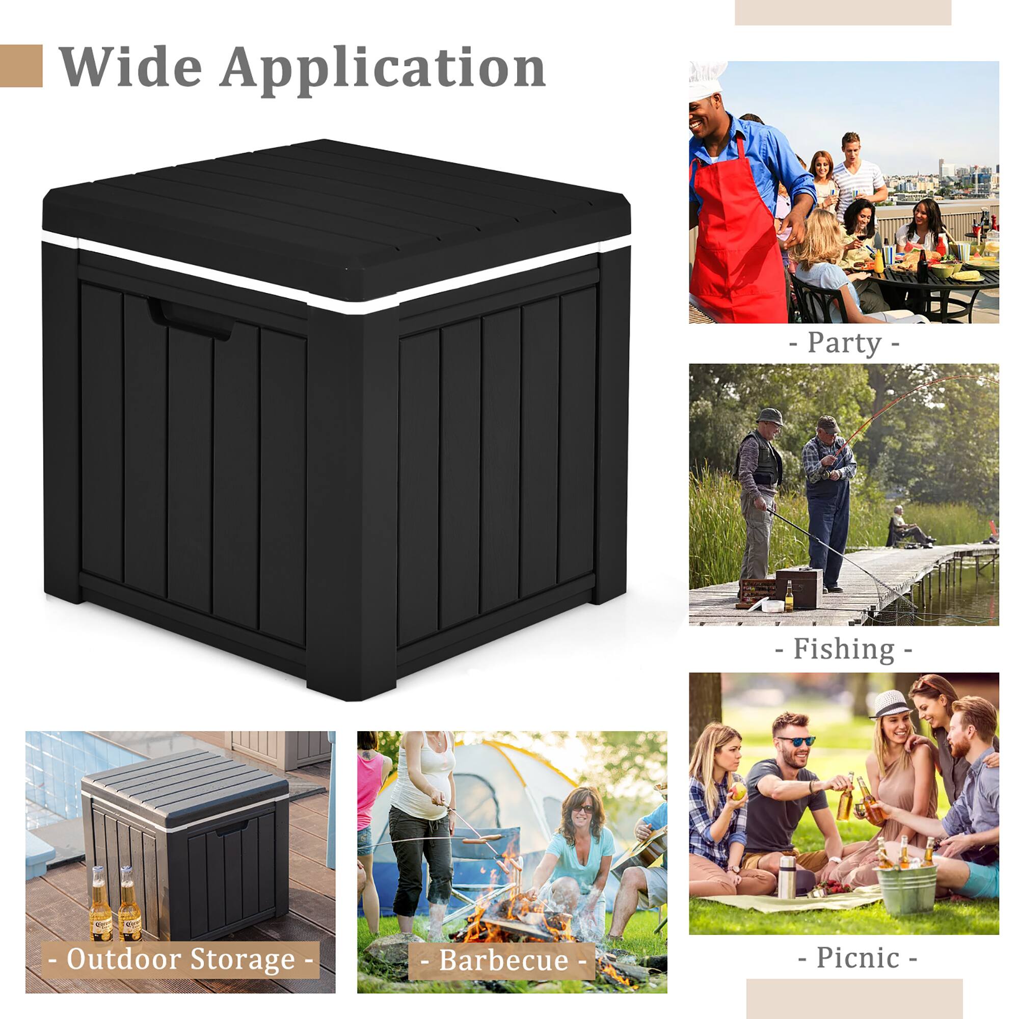 Wide Application

- Party
- Fishing
- Outdoor Storage
- Barbecue
- Picnic