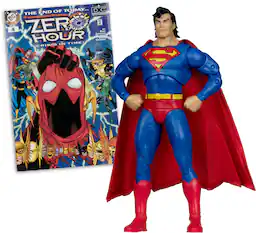 McFarlane Toys- DC Direct Page Punchers Superman (Zero Hour) 7in Action Figure with Comic