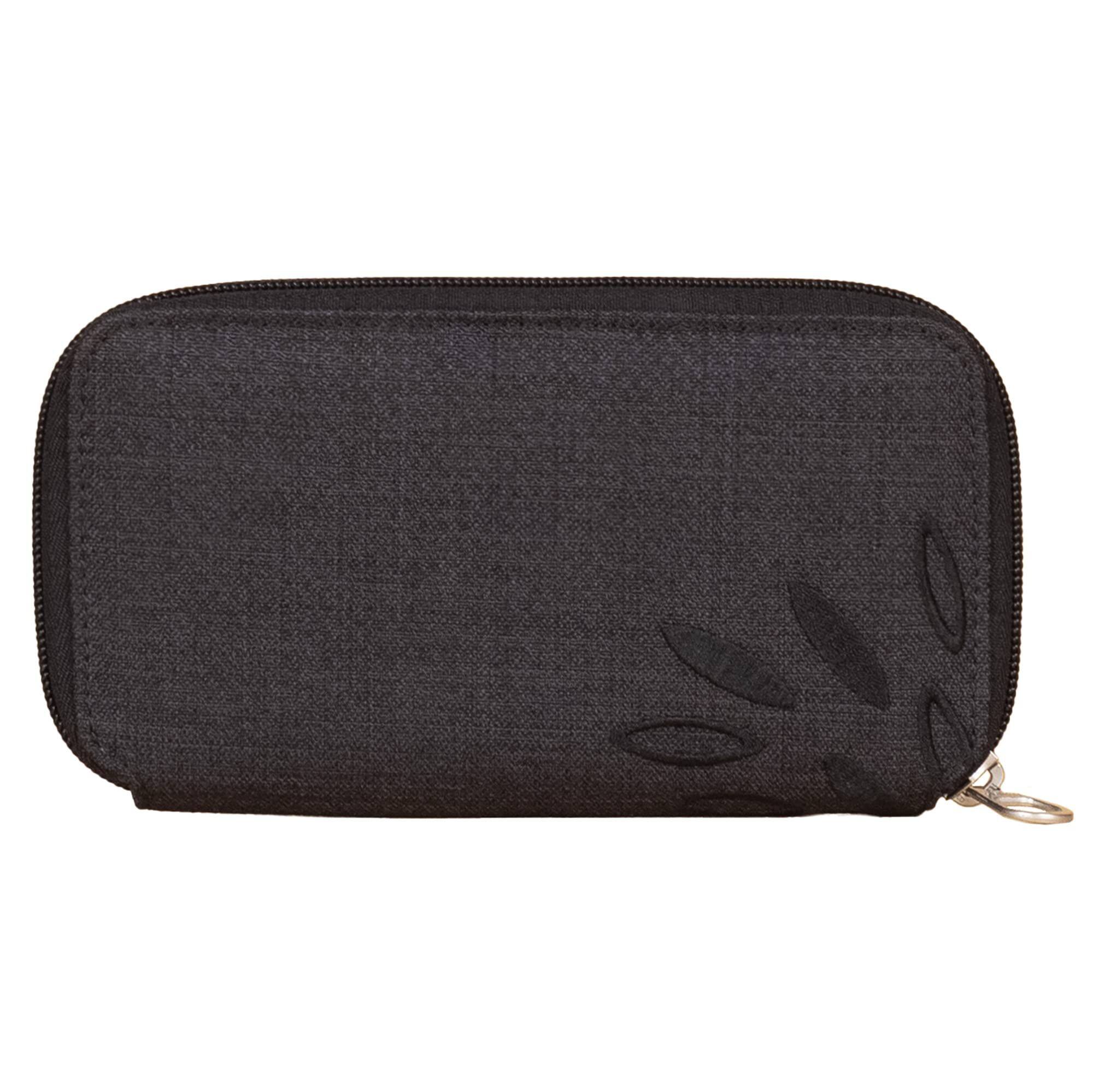 Left. Haiku - Haiku Intrepid RFID Blocking Wristlet - Black In Bloom.