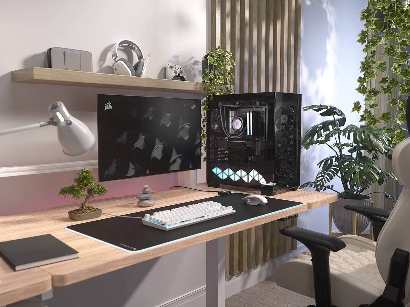 Alt View 22. CORSAIR - NAUTILUS 240 LCD - Black.