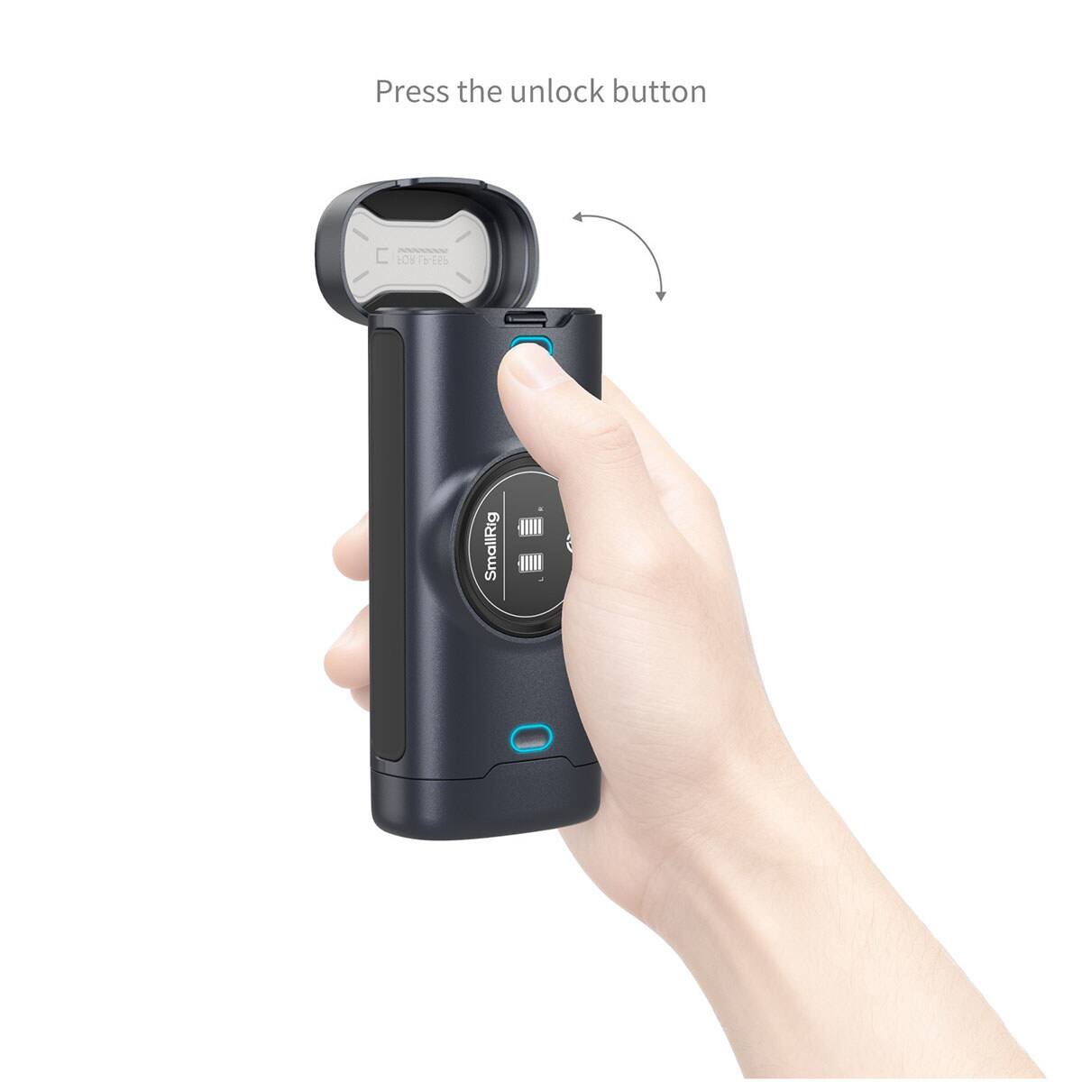 Press the unlock button

FOR LP-E6P

SmallRig