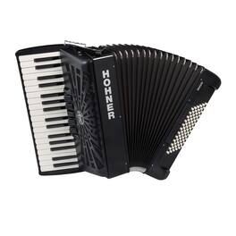 Hohner - Bravo III 72 Chromatic Piano Key Accordion (Jet Black)