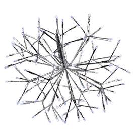 Celebrations - LED Cool Shimmering Sphere 16 in. Hanging Decor - White