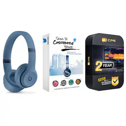 - 0 b SKINS TO CUSTOMIZE YOUR BEATS SOLO 4 WIRELESS HEADPHONES
- CHOOSE FROM DESIGNS TO HUNDREDS OF CPS
- 2 YEAR BONUS EXTENDED WARRANTY