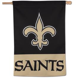 WinCraft - New Orleans Saints 28" x 40" Applique Vertical Banner - Multicolor