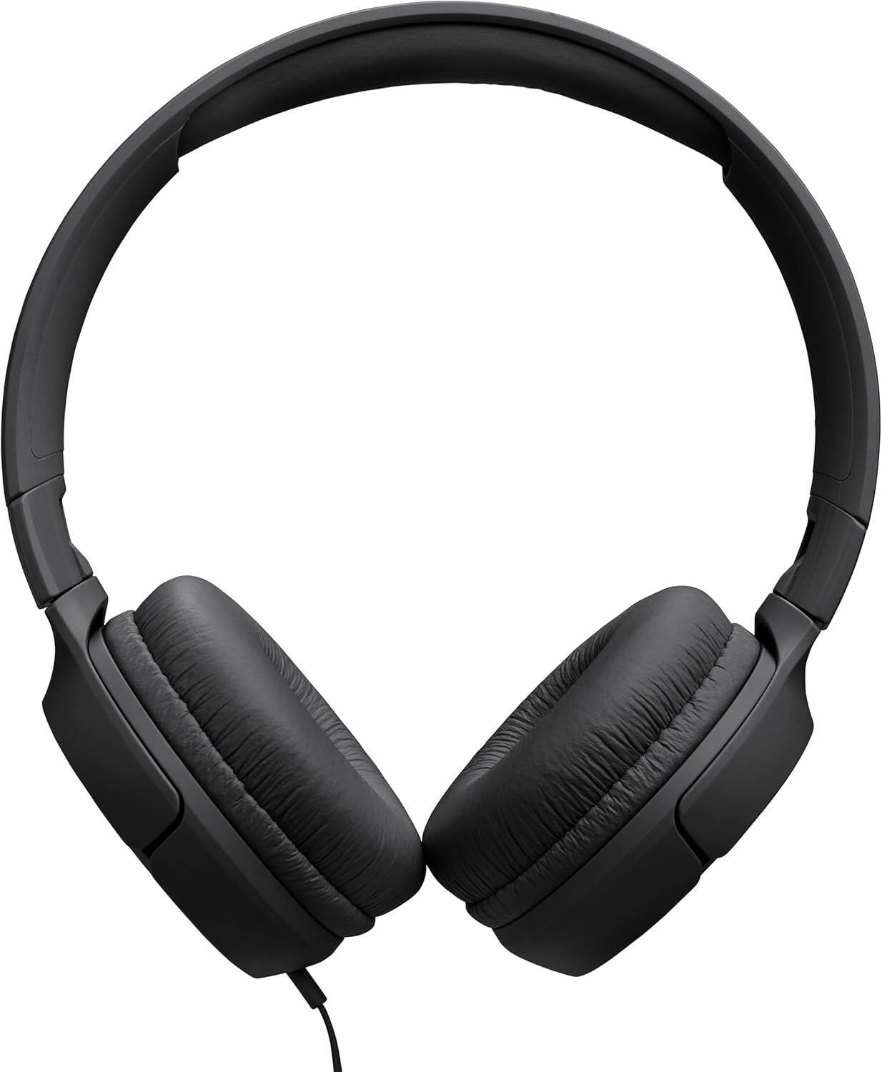 Alt View 2. JBL - JBL Tune 520C USB-C Wired On-Ear Headphones - Black - Black.