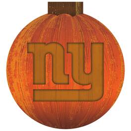 Fan Creations - New York Giants 12'' Pumpkin Sign - Orange