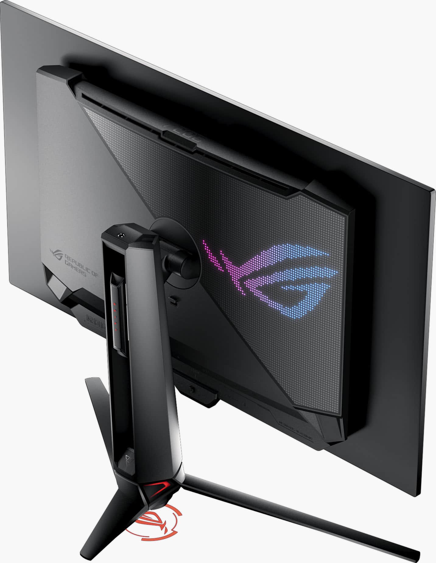 Alt View 9. ASUS - ROG Swift 32" Dual Mode (4K 240Hz, FHD 480Hz) OLED 0.03ms Gaming Monitor with FreeSync and HDR (DisplayPort, HDMI) - Black.
