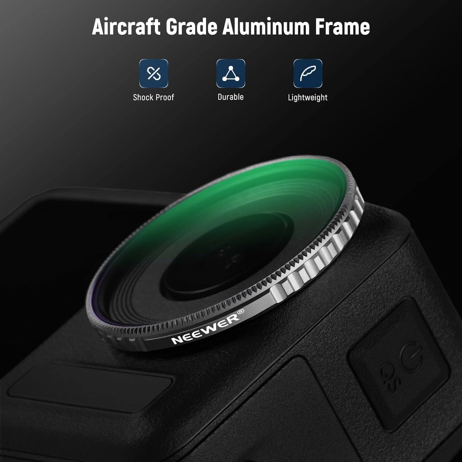 Aircraft Grade Aluminum Frame  
- Shock Proof  
- Durable  
- Lightweight  

NEEWER