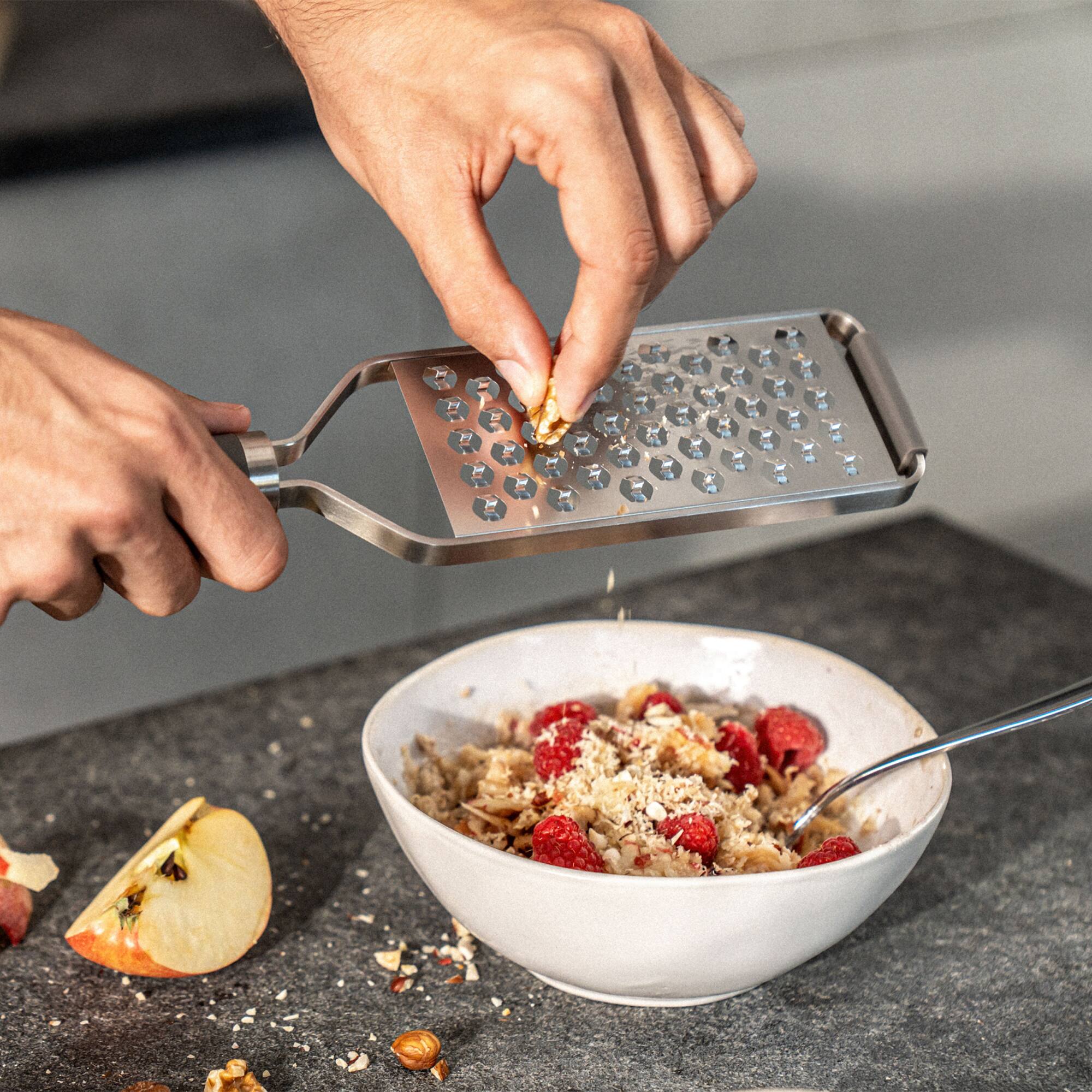 Alt View 1. ZWILLING - ZWILLING PRO Grater, fine, grey - Stainless Steel.