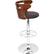 Alt View 11. LumiSource - Cosi PU Leather Barstool - Brown.