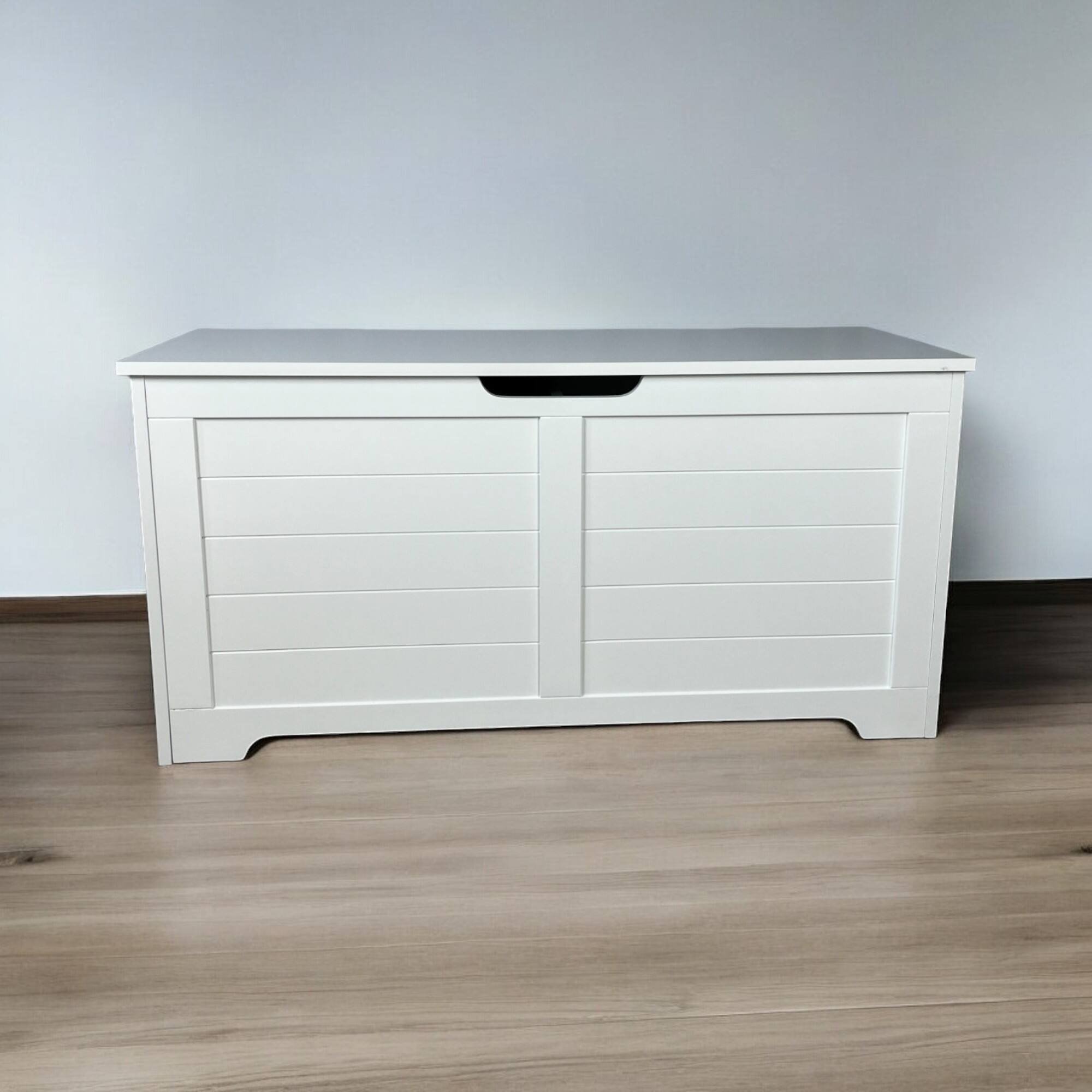 Alt View 2. APRILSOUL - Top Open Cat Litter Box Enclosure Cat Washroom Hidden Cover Cabinet for Large Cat Dog Proof White - White.