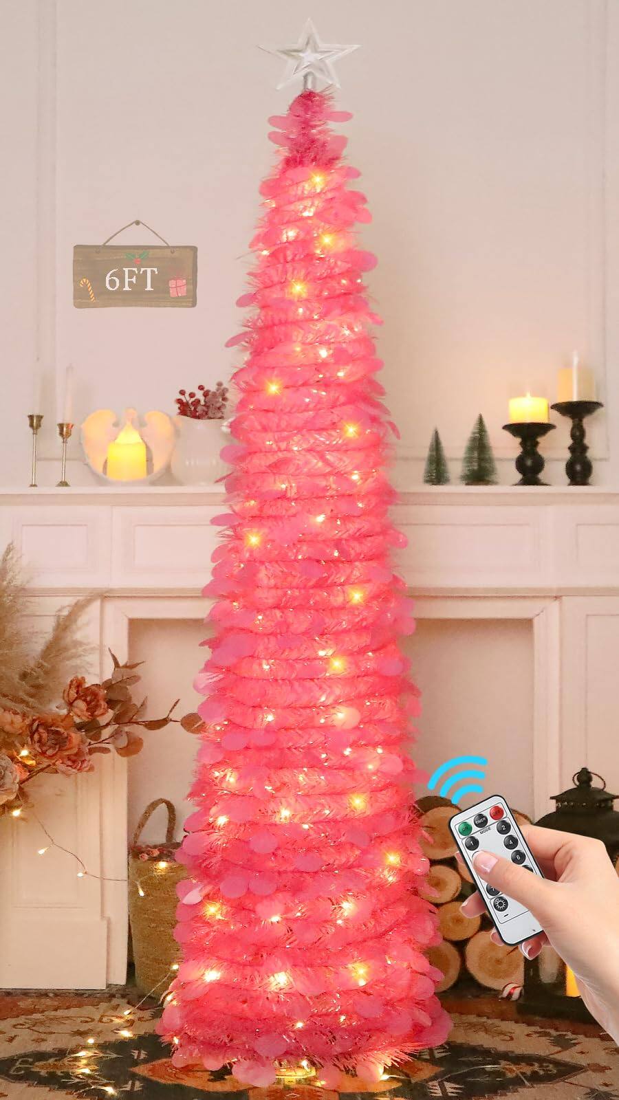 Fluorescent Pink 6ft