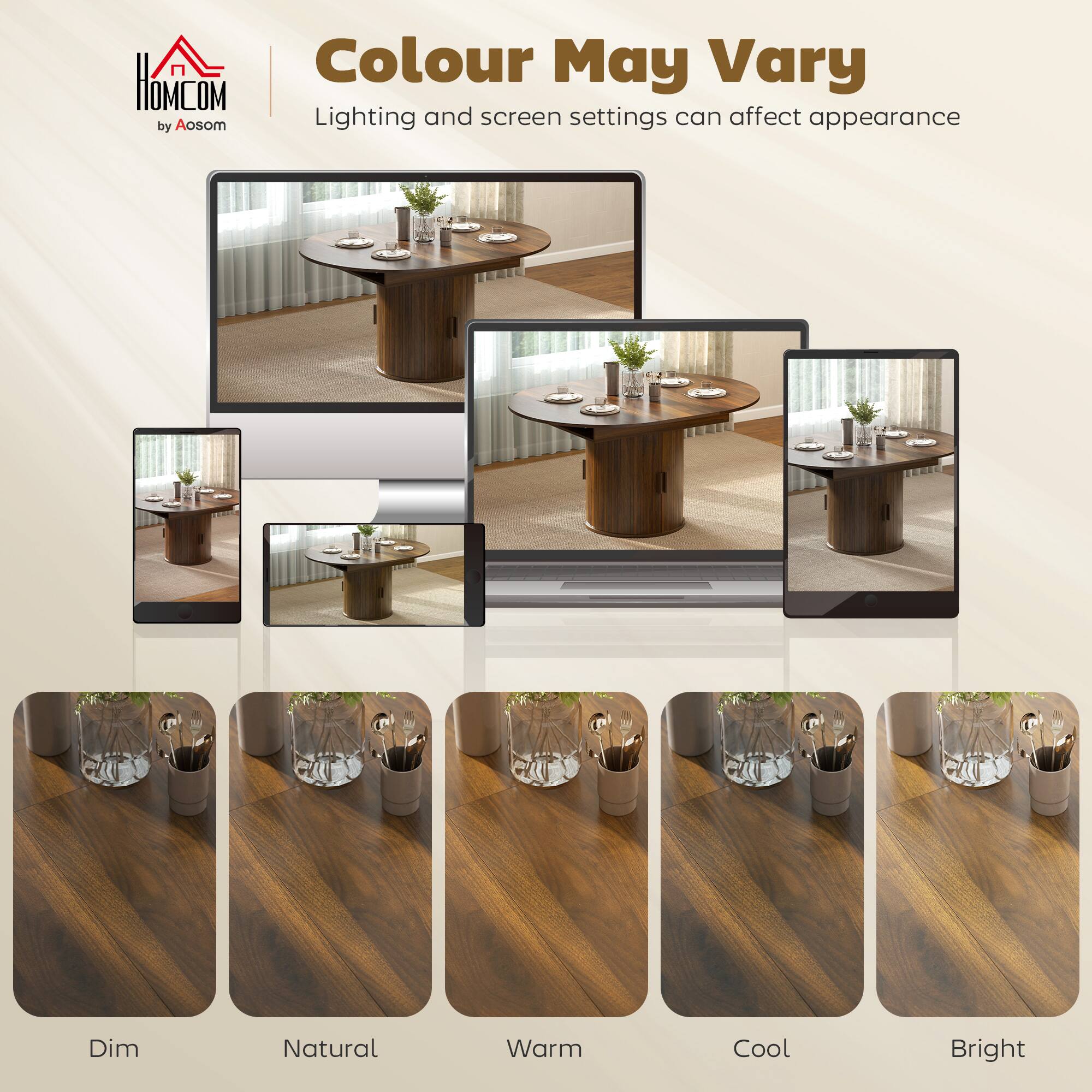 HOMCOM by Aosom

Colour May Vary

Lighting and screen settings can affect appearance

Dim Natural Warm Cool Bright