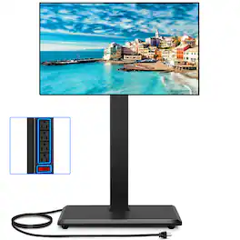 Rfiver - Suitable for 34 to 75-inch televisions with power sockets - Black