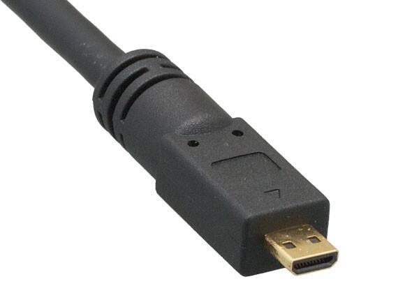 Angle. Cable Leader - High-Speed HDMI to Micro HDMI Cable with Ethernet, 4K Support for GoPro, Raspberry Pi, Action Camera - Black.