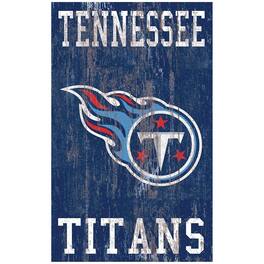 Fan Creations - Tennessee Titans 11'' x 19'' Heritage Distressed Logo Sign - Multicolor