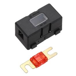 Unique Bargains - 200A 125V ANL Fuse Holder Kit, 125A Fuse Inline Block Box for Automotive Marine Audio Video System - Red
