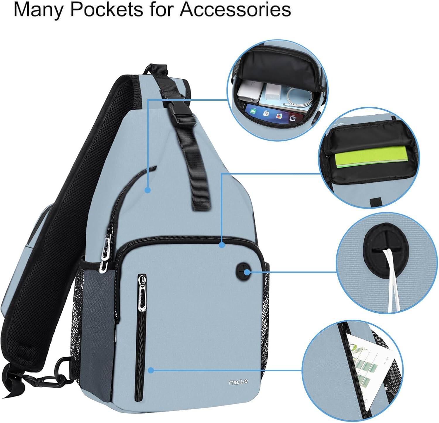 Many Pockets for Accessories