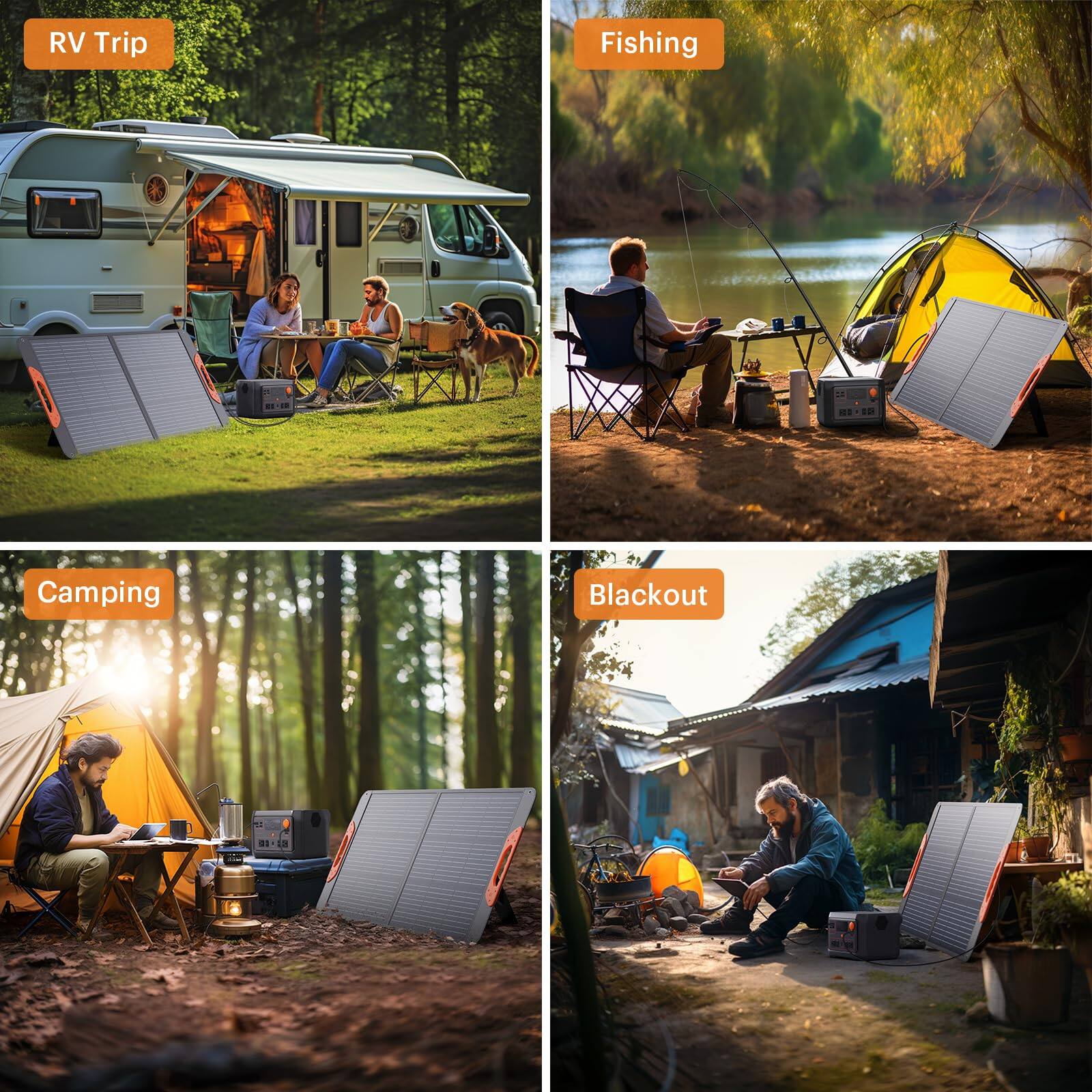 RV Trip  
Fishing  
Camping  
Blackout