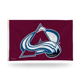 Rico Industries - Colorado Hockey Avalanche NHL 3X5 Indoor Outdoor Banner Flag with grommets for hanging - Multi