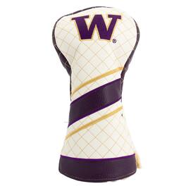 Team Golf - Washington Huskies Striped Quilted Driver Headcover - Multicolor