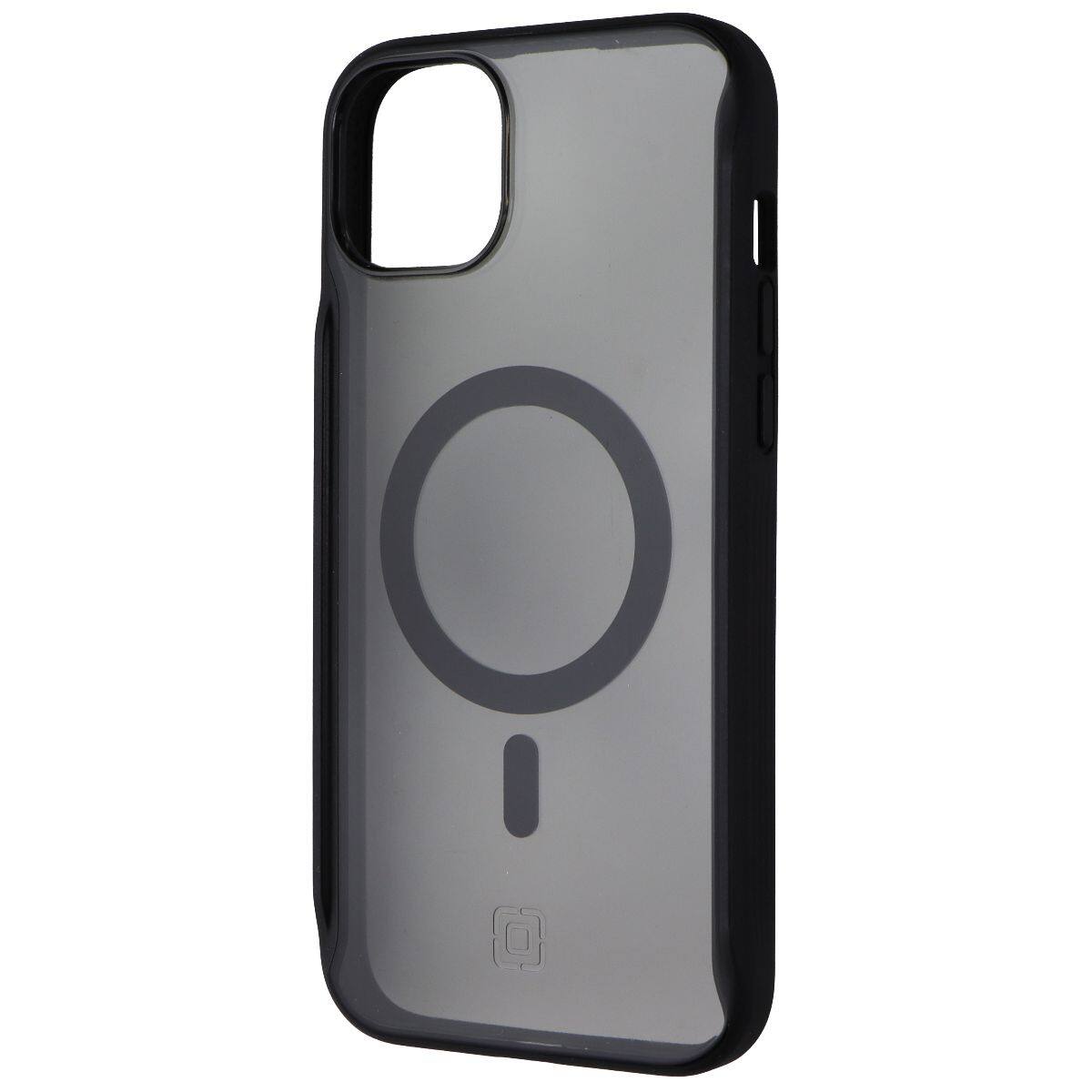 Front. Incipio - Incipio AeroGrip Case for MagSafe for Apple iPhone 15 Plus - Stealth Black - Black.