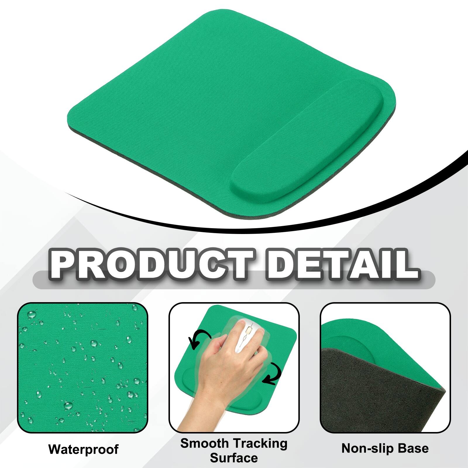 PRODUCT DETAIL  
Waterproof  
Smooth Tracking Surface  
Non-slip Base