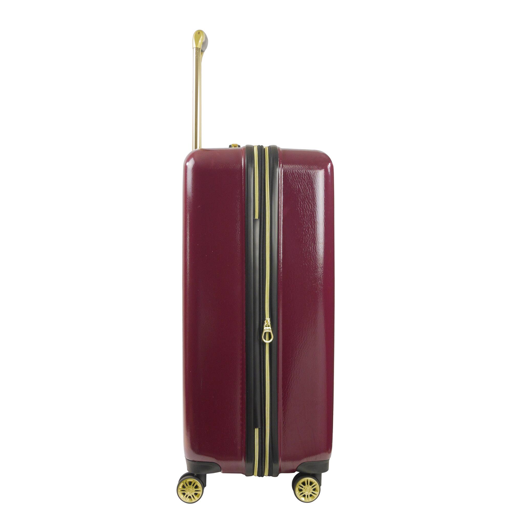 Left. Ful - WB Harry Potter Hogwart Express Hardside Printed Abs 29 Inch Luggage Burgundy - BURGUNDY.