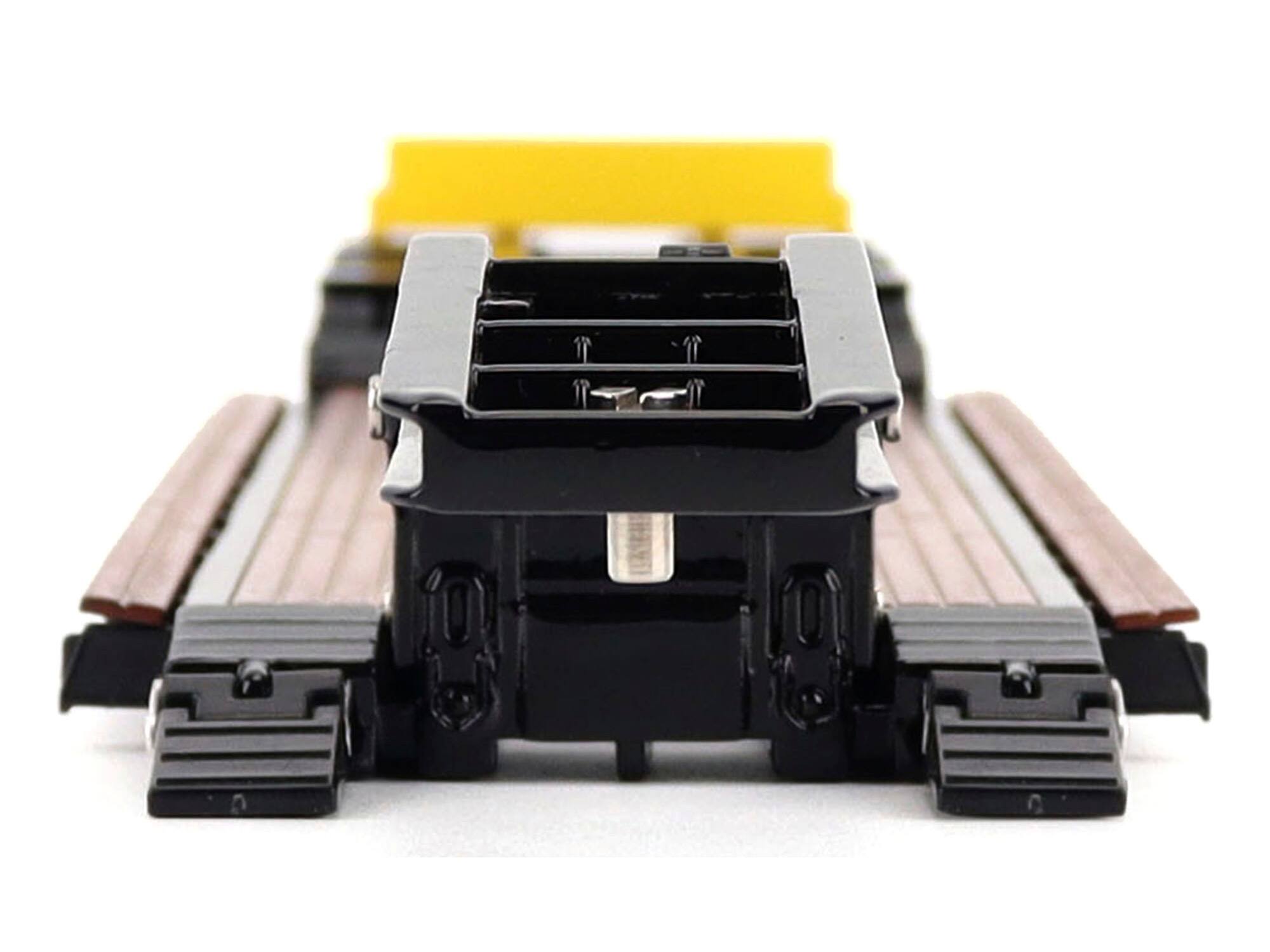 Alt View 1. Diecast Masters - Trail King TK120 Hydraulic Detachable Gooseneck Lowboy Trailer Black (Regular Version) "Transport Series" 1/50 Diecast - Black.