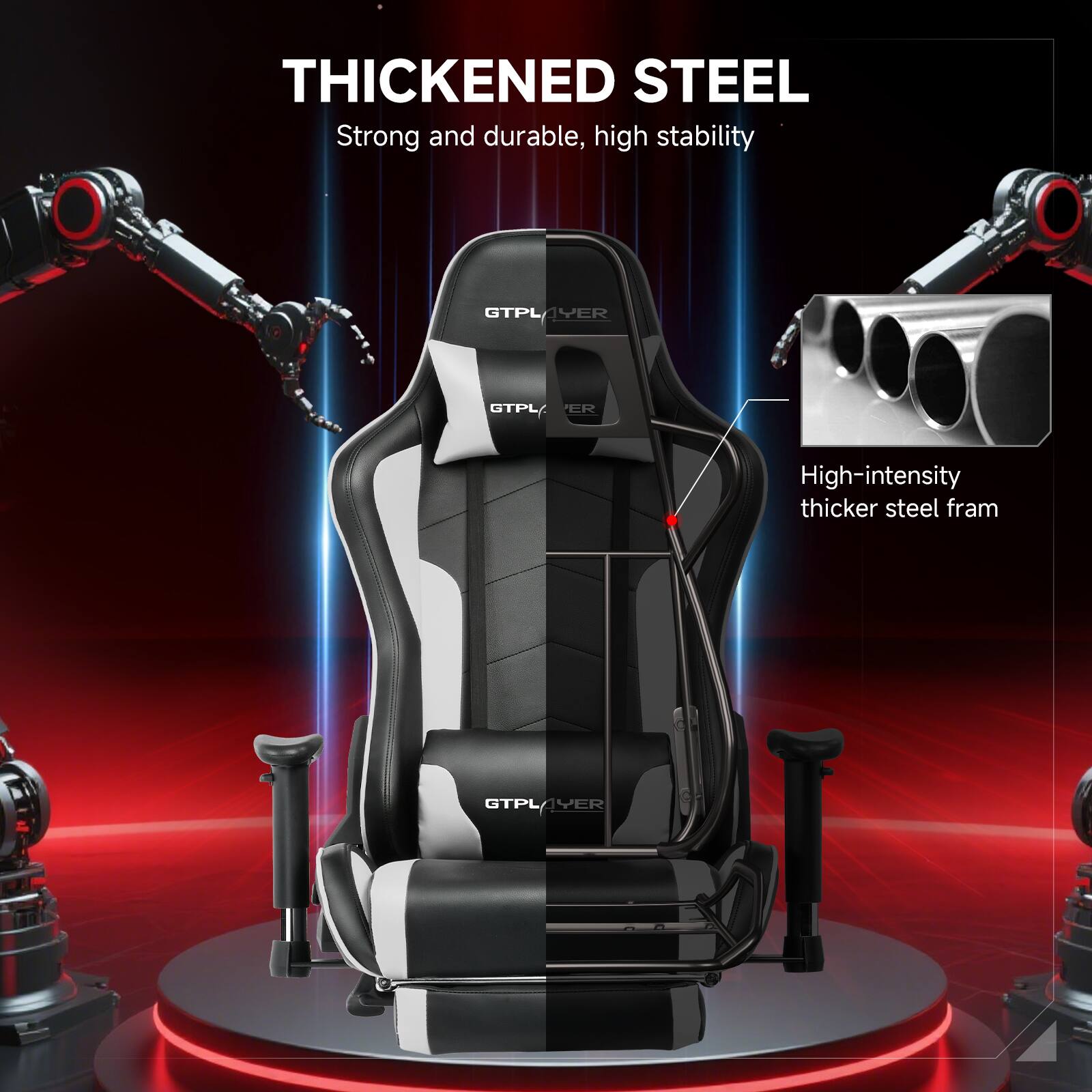 THICKENED STEEL Strong and durable, high stability

GTPL AYER

High-intensity thicker steel fram

GTPL AYER