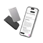 The image features a smartphone displaying a document related to the launch of a new product called Product X. The document is titled "Product X Launch Strategy" and contains information about the launch date, time, location, and attendees. The smartphone is placed next to a case, which is likely used to protect the device. The document also includes notes about the product's features, such as its ability to optimize energy efficiency and seamless integration with smart home systems.