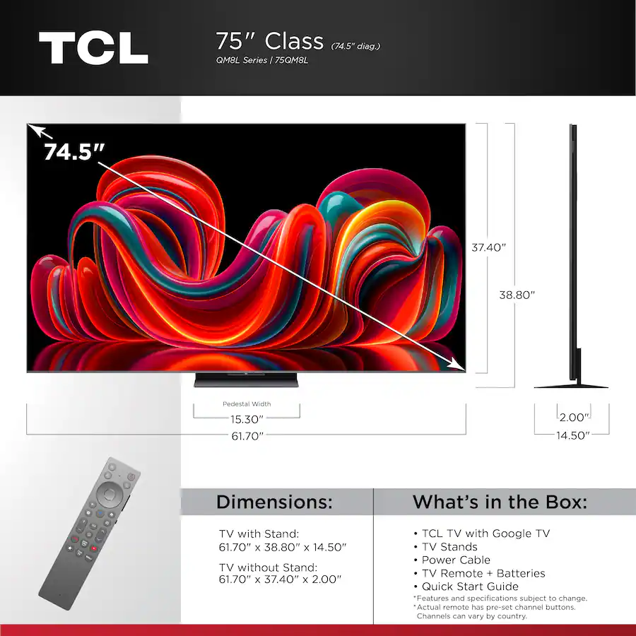 Led Serial Set Box TCL 75