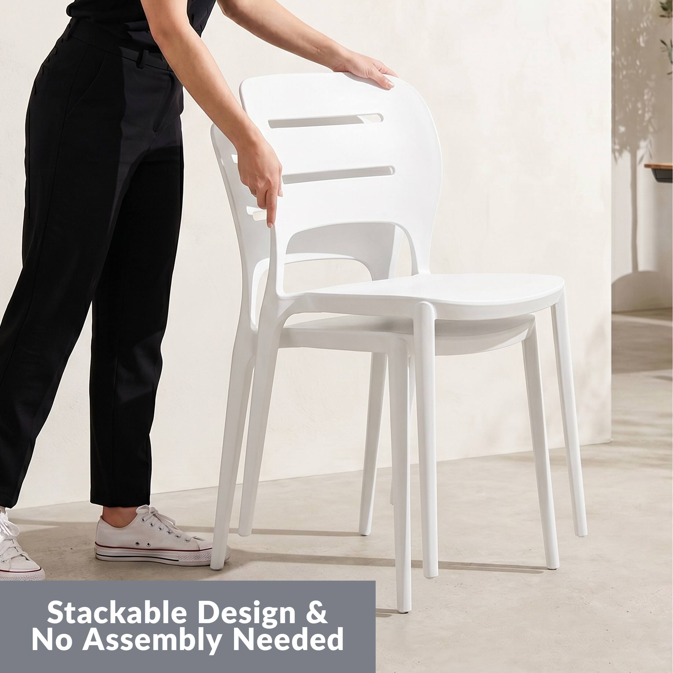 Stackable Design & No Assembly Needed
